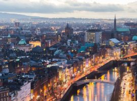 Dublin at night; removals Dublin