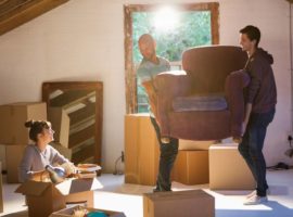 Friends helping out with packing, loading, and moving