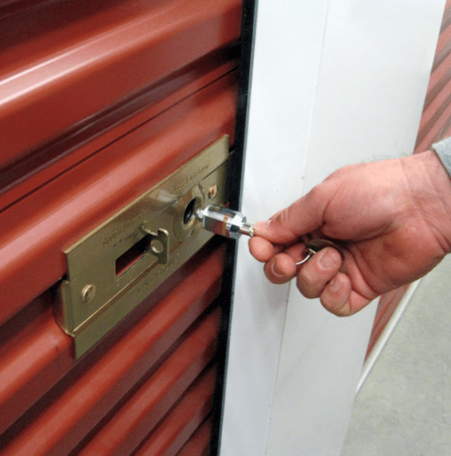 Using a cylinder lock to keep your storage units safe and secure